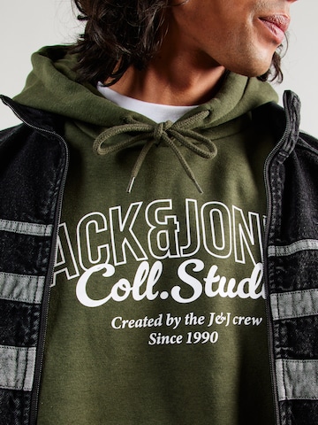 JACK & JONES Свитшот 'JJMAKOTO' в Зеленый