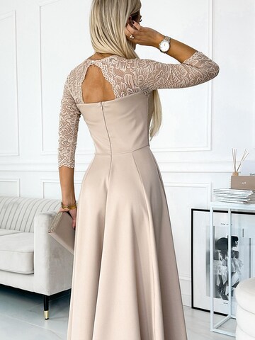 Numoco Abendkleid 'Maxikleid Amber' in Beige