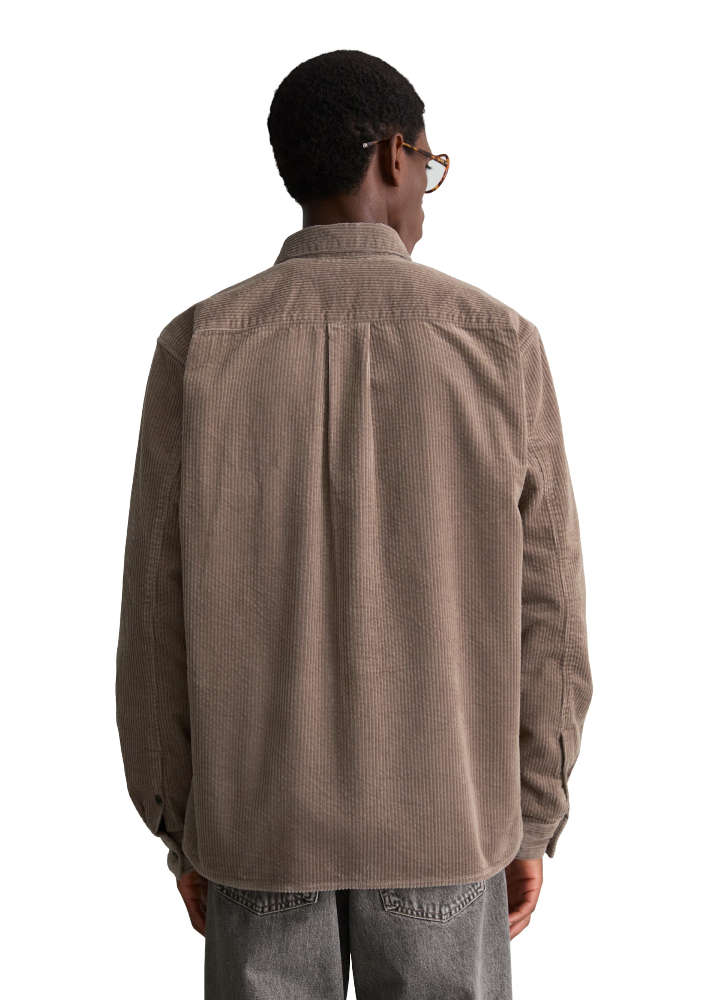 Marc O'Polo DENIM Comfort fit Overhemd in Bruin