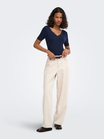 Jaqueline de Yong Shirt 'nanna' in Blauw