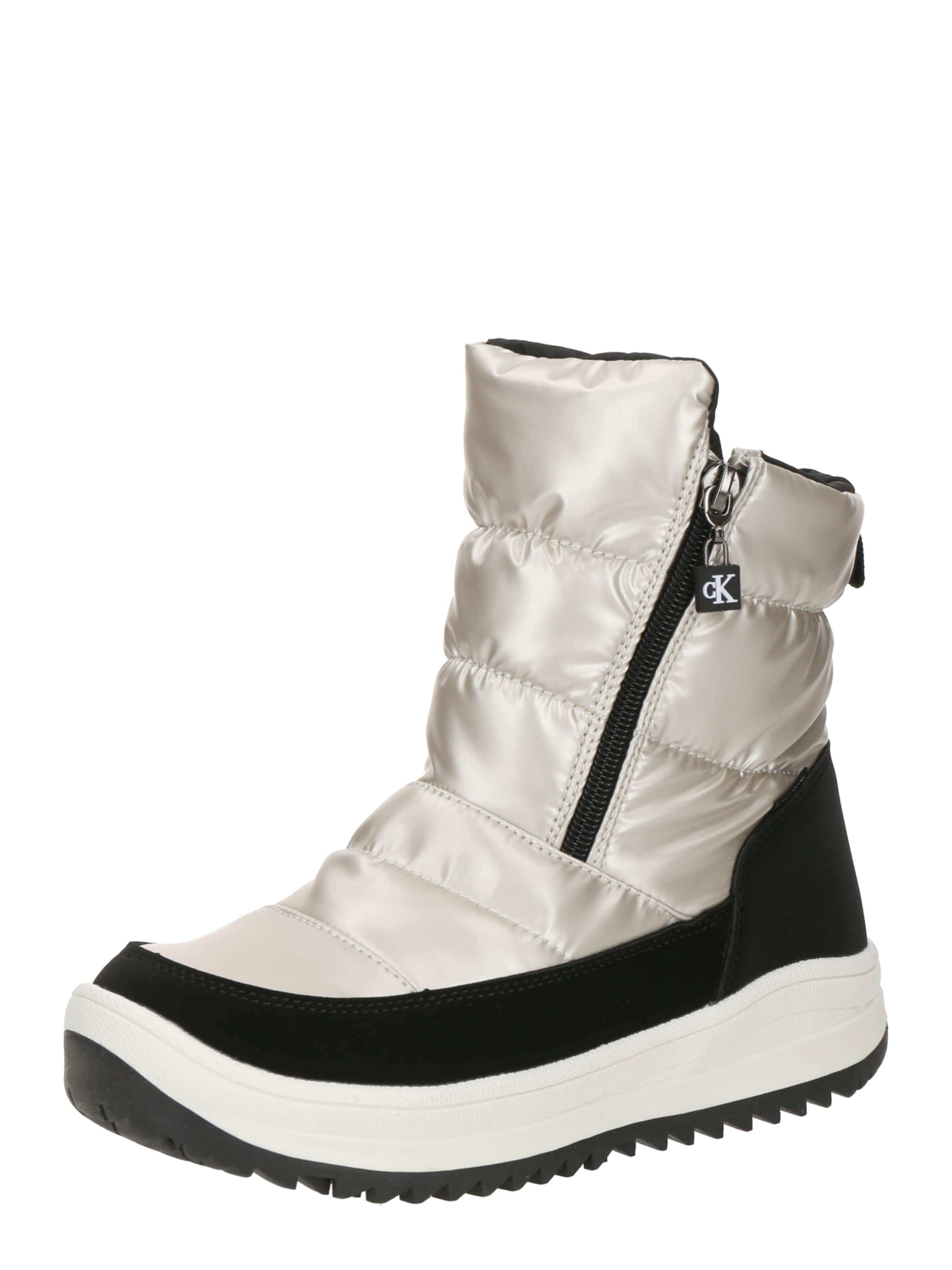Calvin Klein Snow Boots in Beige: front
