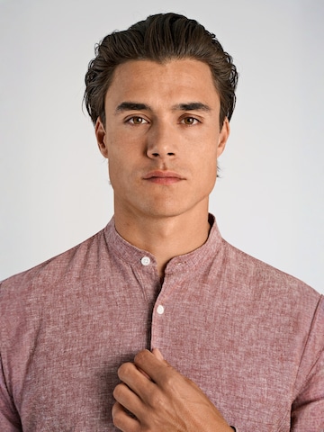 Lindbergh Slim fit Button Up Shirt in Red