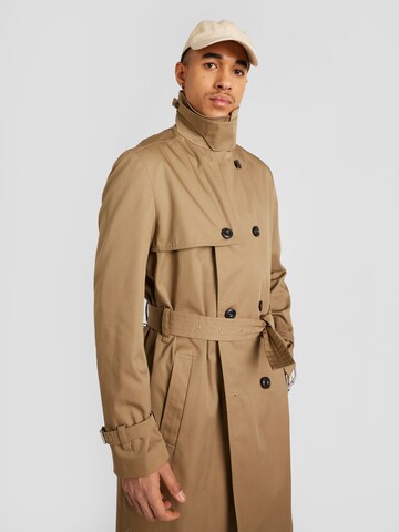 HUGO Between-seasons coat 'Maluks2341' in Brown