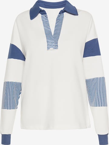 SANIKASweater majica - bijela boja: prednji dio