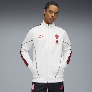 PUMA Sportjas 'AC Milan King Anthem' in Wit: voorkant