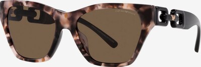 Emporio Armani Sonnenbrille in braun / altrosa / schwarz, Produktansicht