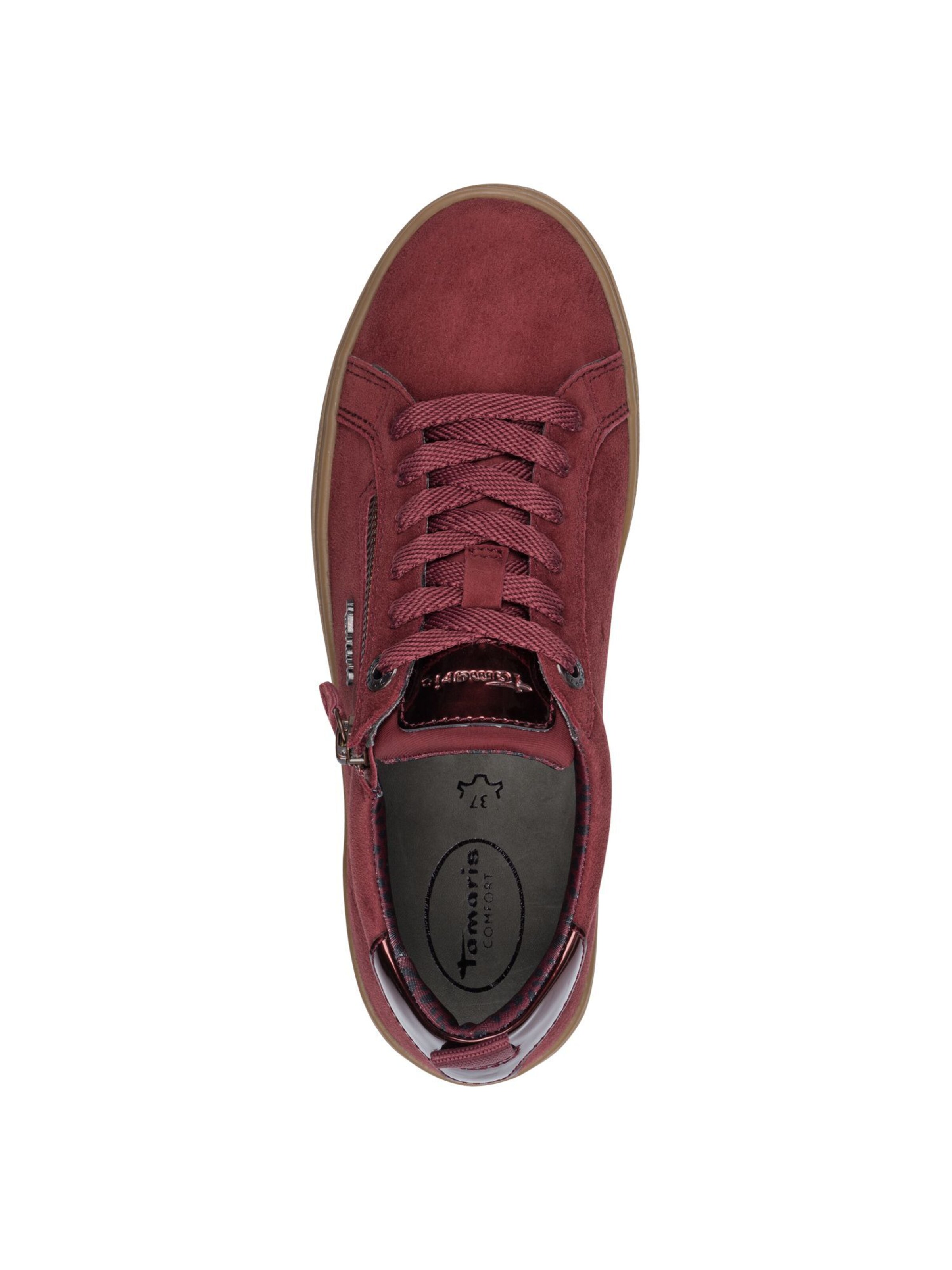 Tamaris Sneakers laag in Rood
