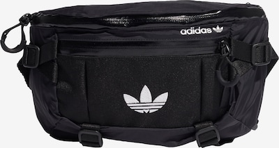 ADIDAS ORIGINALS Torbica za okrog pasu 'Adventure' | črna / bela barva, Prikaz izdelka