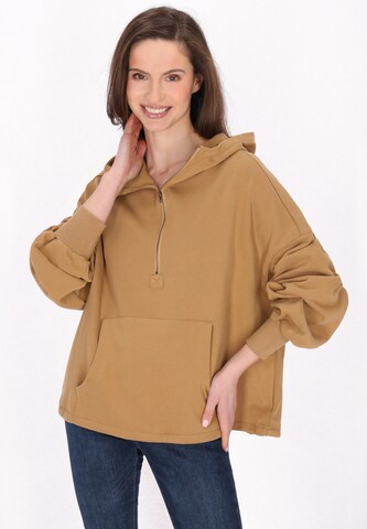 usha BLUE LABEL - Sudadera en marrón: frente