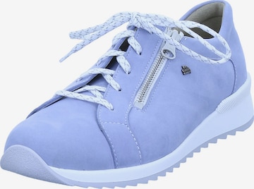 Finn Comfort Schnürschuh 'Barretos' in Blau: Vorderseite