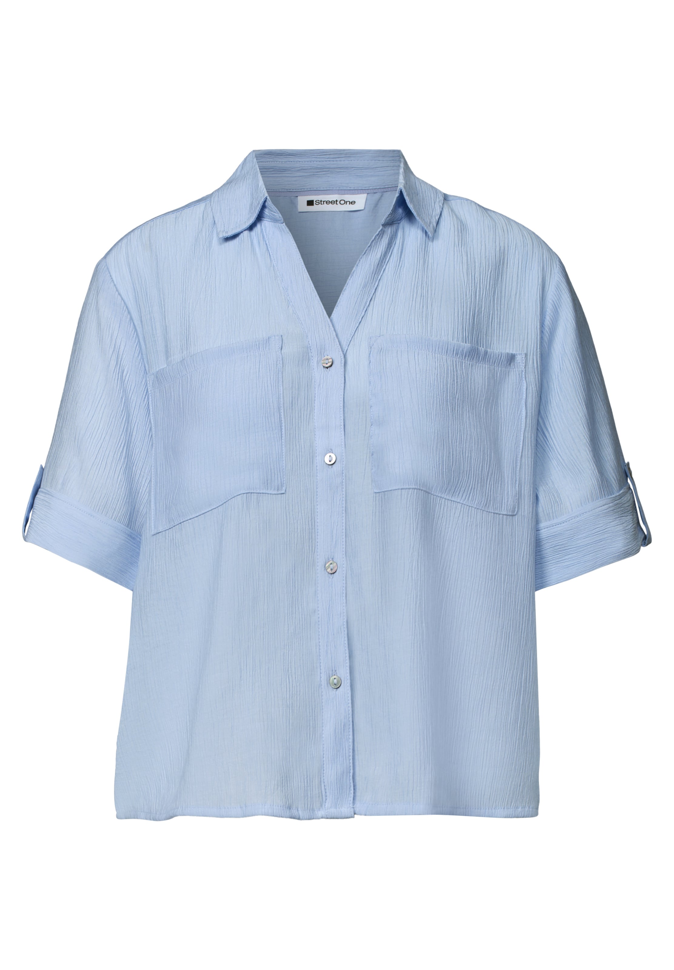 STREET ONE - Blusa en azul: frente