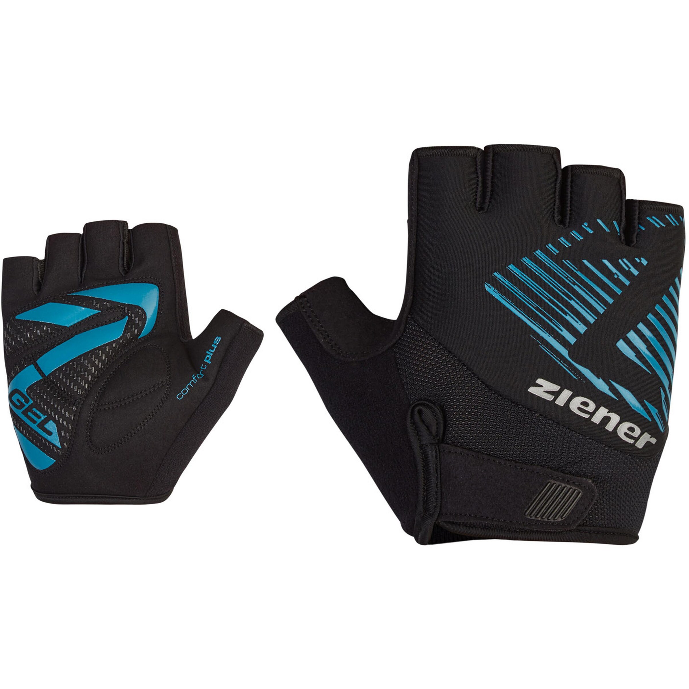 ZIENER Athletic Gloves 'Curdt' in Black: front