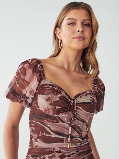 BWLDR Sukienka 'Tiliah' w kolorze granatowy / rdzawobrązowy / różowy pudrowym, Podgląd produktu