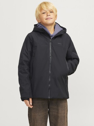 Jack & Jones Junior Χειμερινό μπουφάν σε μαύρο: μπροστά