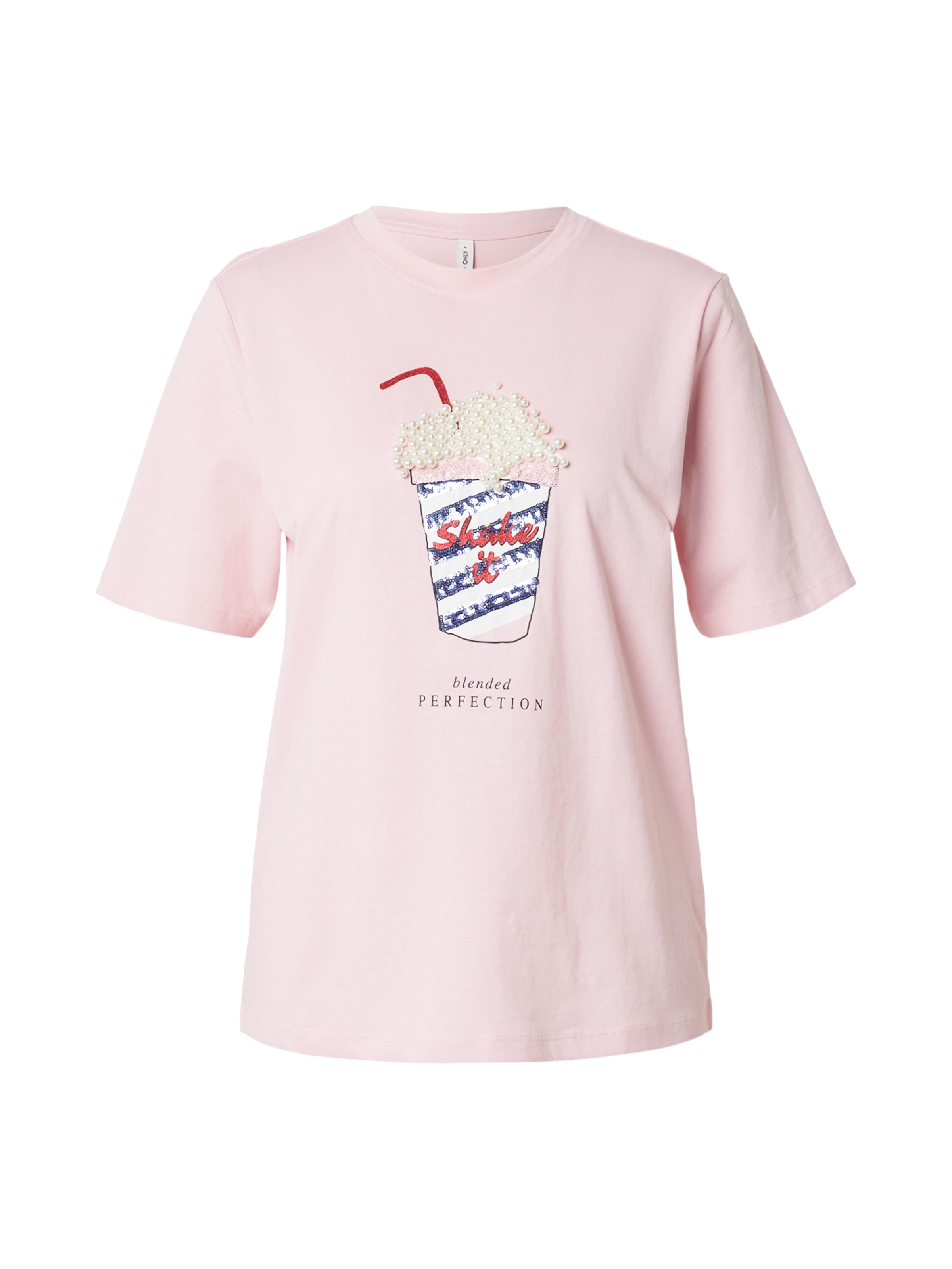 ONLY Póló 'ONLBURST POPCORN' - piros: elől