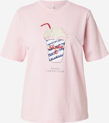 ONLY T-shirt 'ONLBURST POPCORN' i röd: framsida