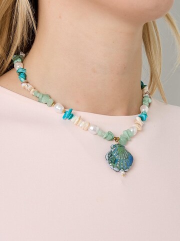 Cala Rose Necklace 'AZURE DREAM' in Blue