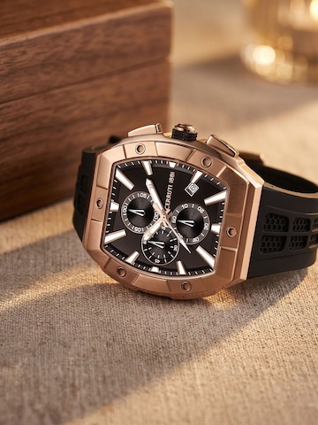 CERRUTI 1881 Analog watch 'Chronograph Macerata' in Black