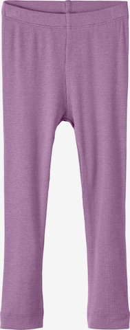 NAME IT Skinny Leggings 'Kab' i lila: framsida