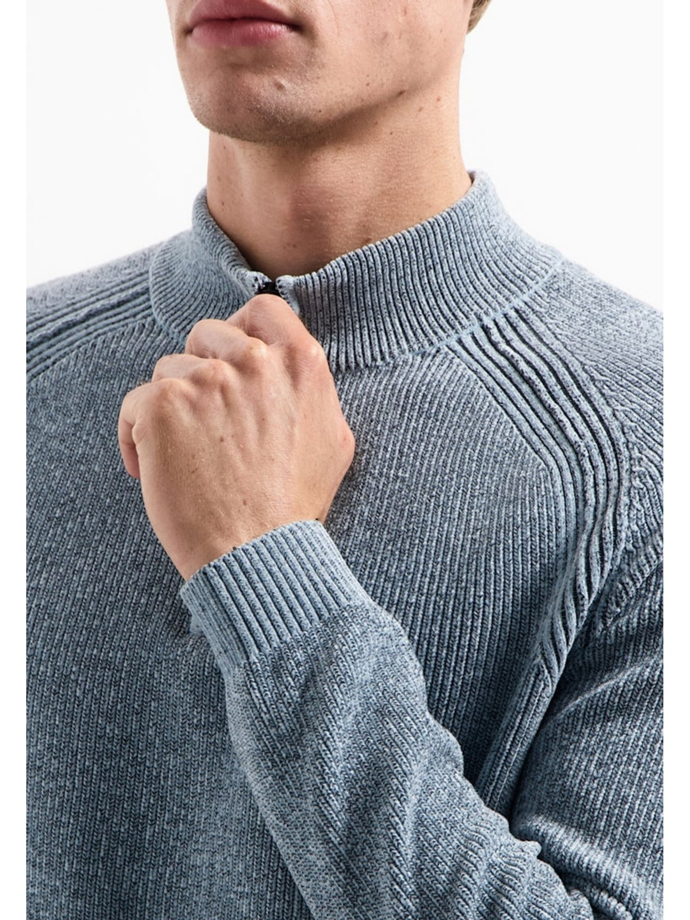 No Excess Sweater in Blue