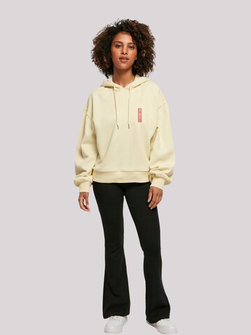 F4NT4STIC Sweatshirt 'Crab Kanji Japan' in Gelb