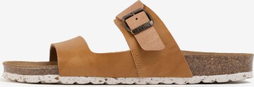 Bayton Pantolette 'Guirec' in Braun