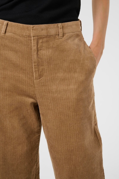 Part Two Pantalon en marron, Vue avec produit