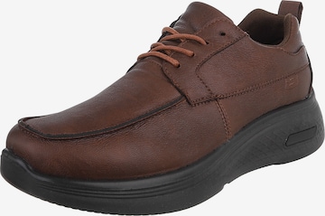 CoolWalk Lace-Up Shoes in Brown: front