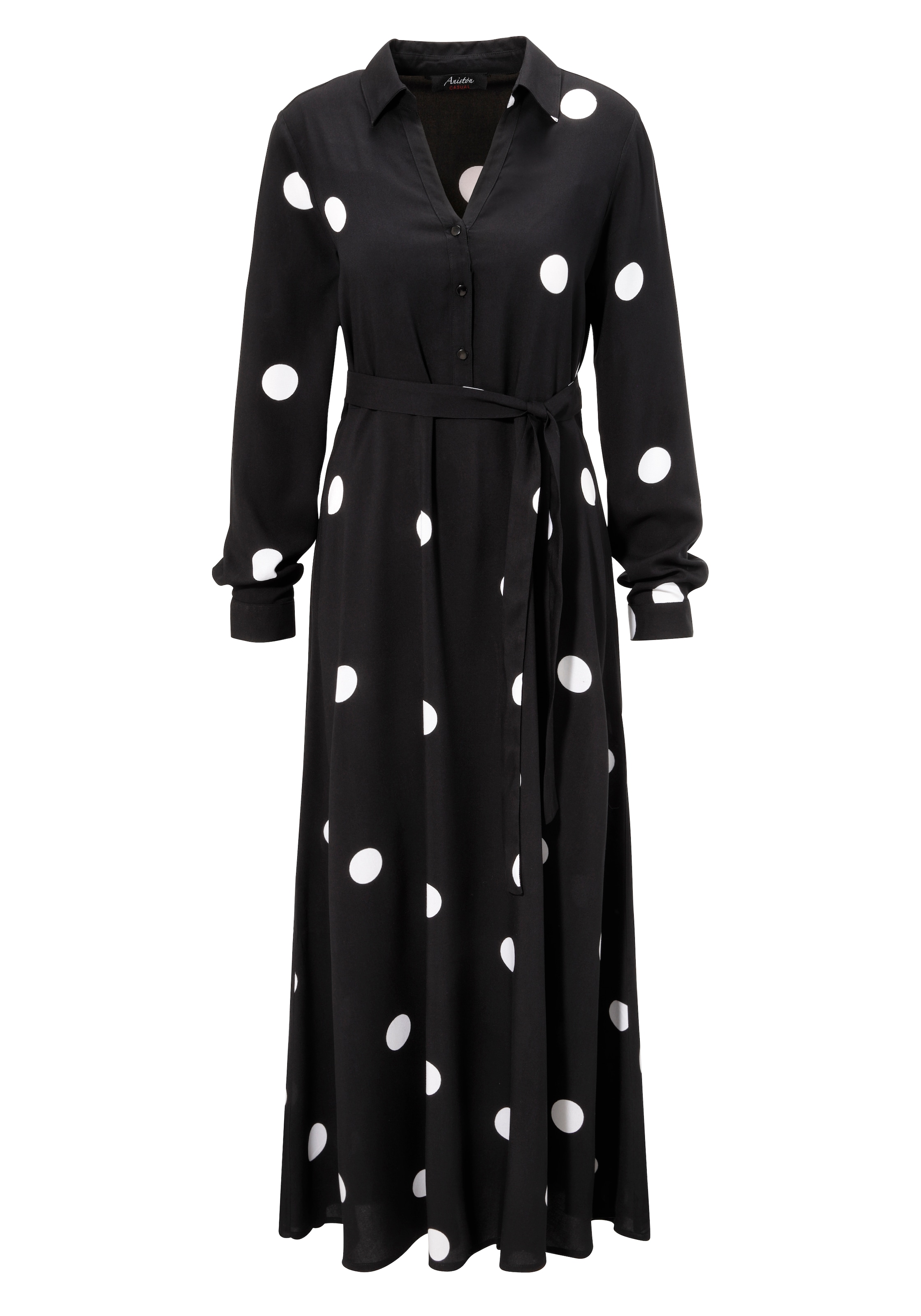 Aniston CASUAL Abendkleid in Schwarz: Vorderseite