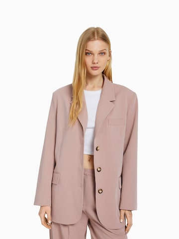 Blazer Bershka en rose : devant