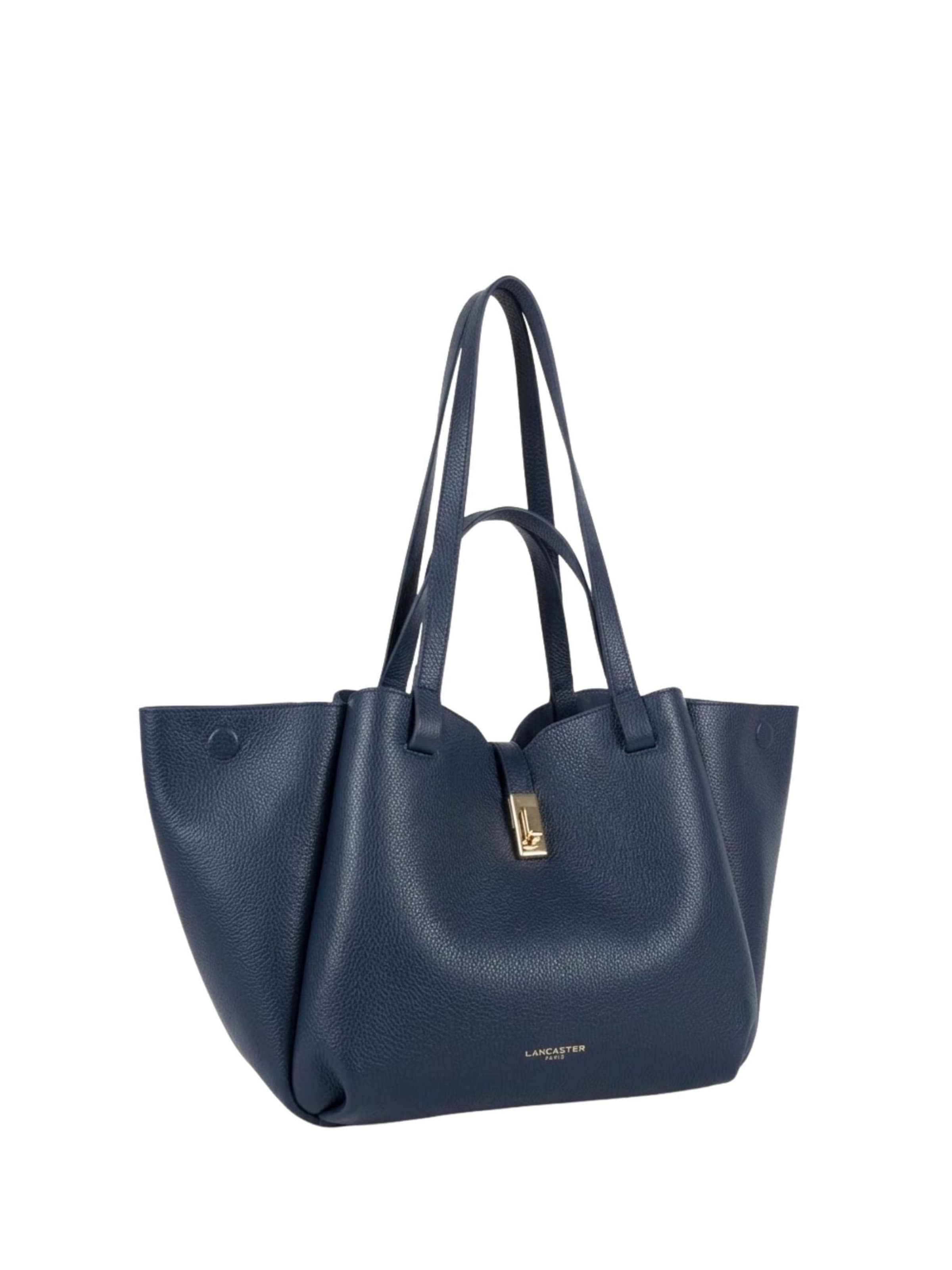LANCASTER Paris Shopper 'cabas épaule L Milano Horizon Bleu Foncé' in Blue
