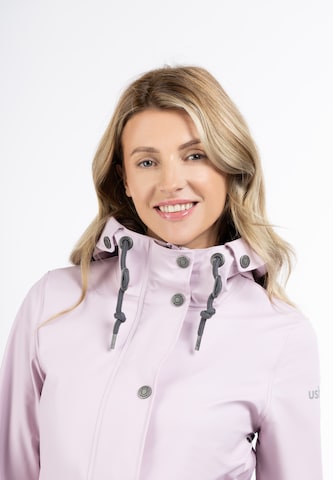 Manteau fonctionnel Usha en rose