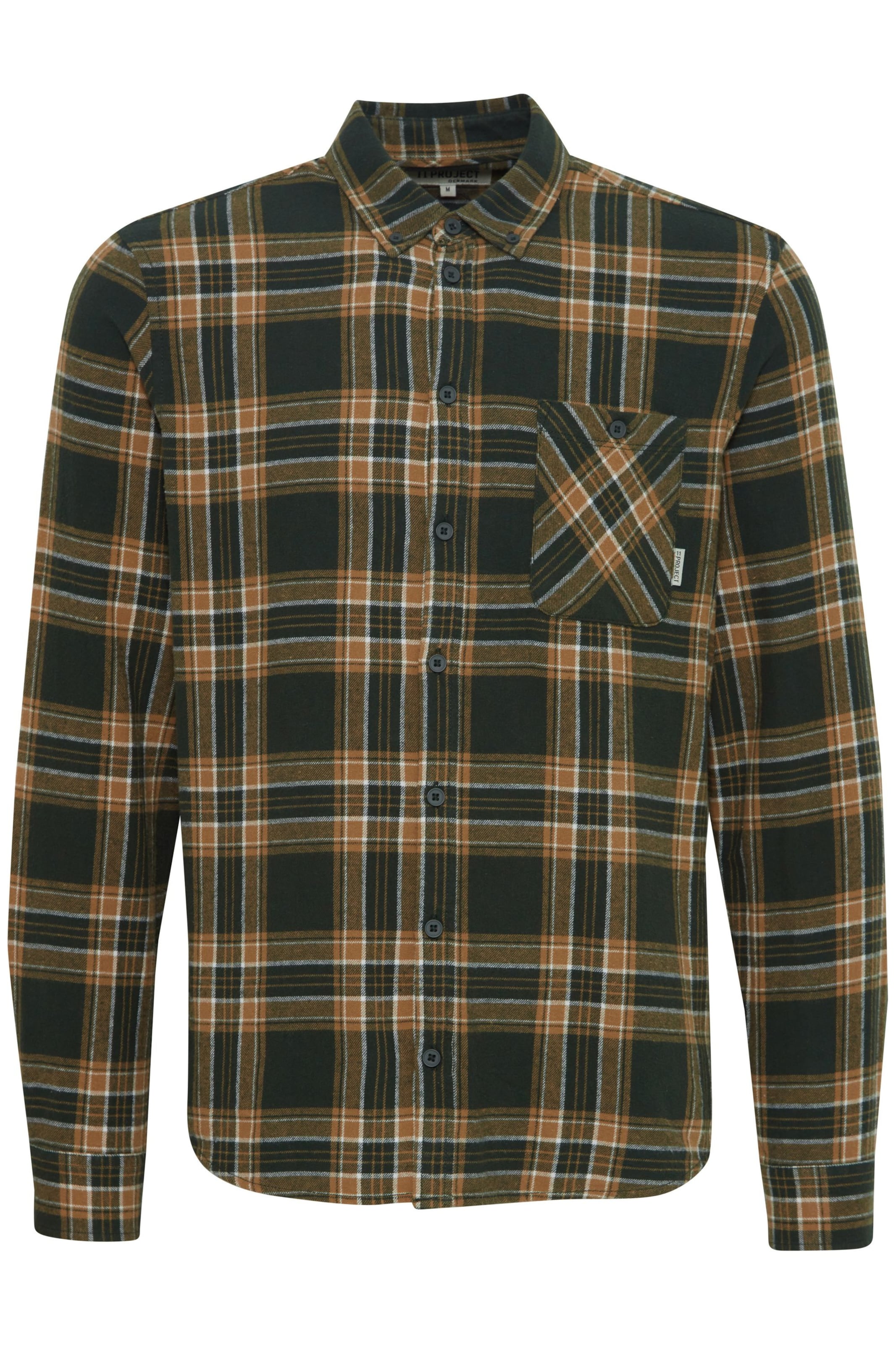 11 Project Regular fit Button Up Shirt in Green: front