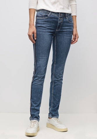 CECIL Slimfit Jeans in Blau: Vorderseite