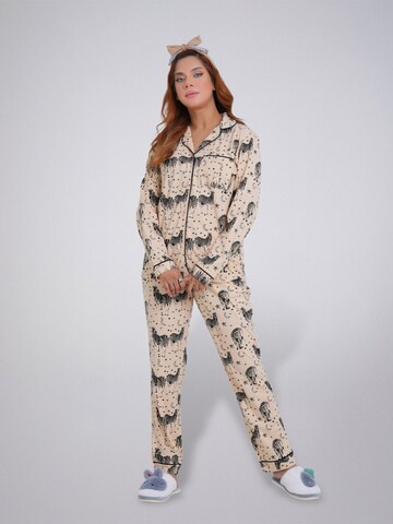 LEAFLETIC - Pijama en beige