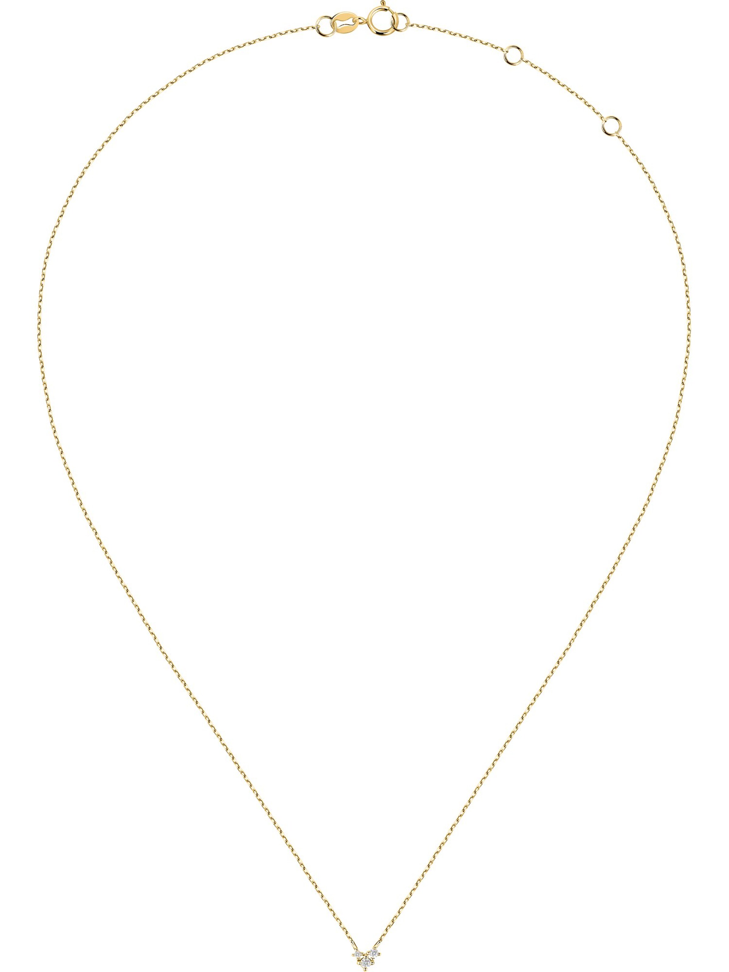 Live Diamond Kette in Gold: Vorderseite