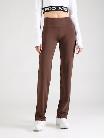 Regular Pantalon de sport 'Power Classic' NIKE en marron : devant