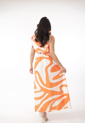 Elara Kleid in Orange