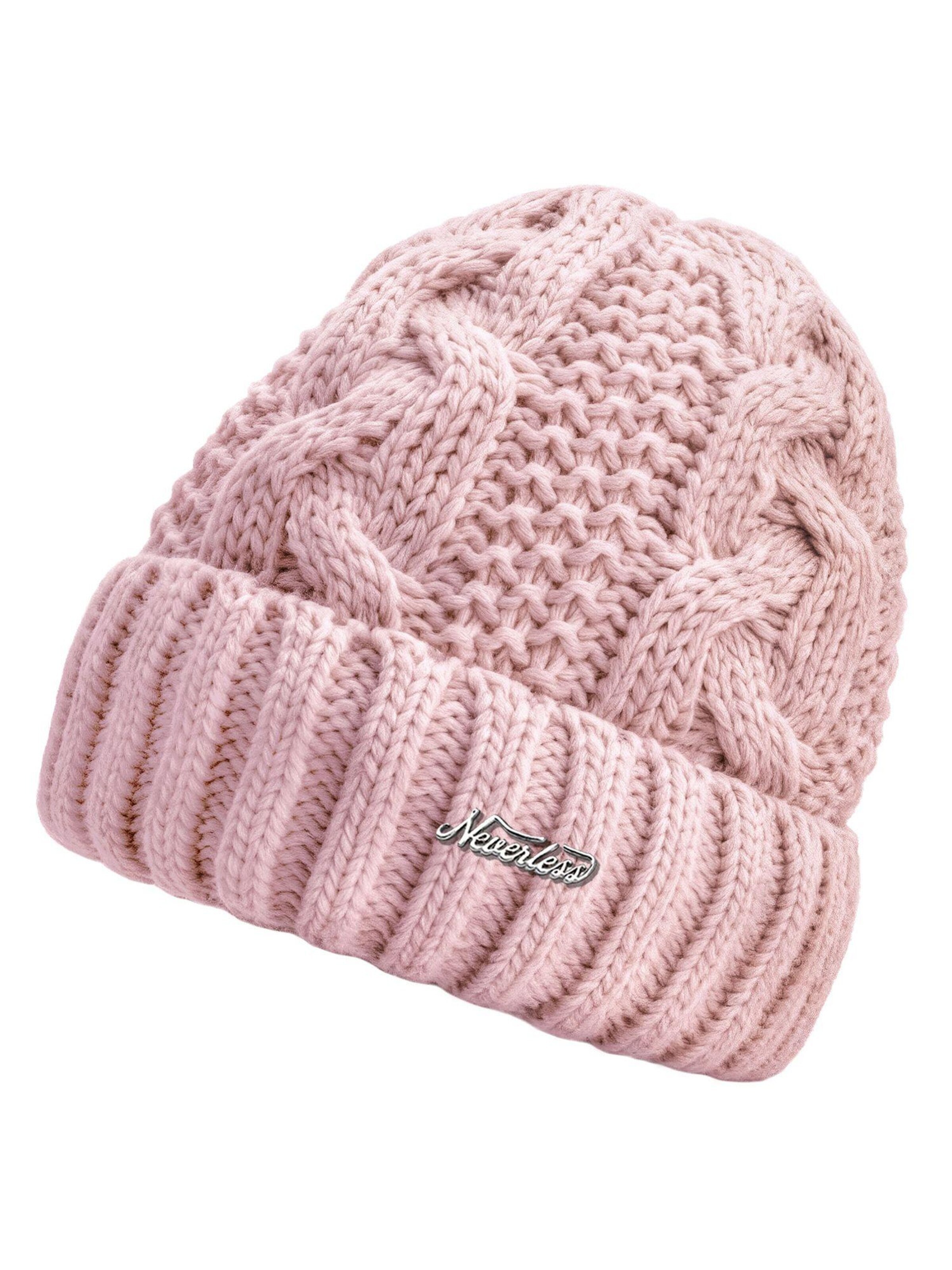Neverless Beanie 'Model 36937' in Pink: front