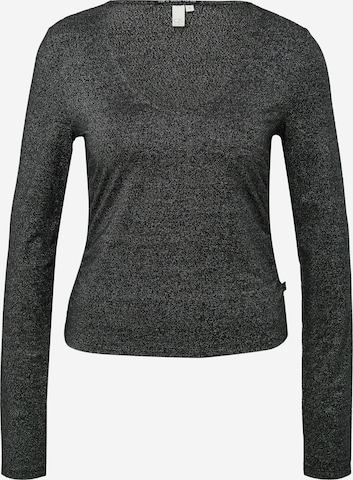 QS - Camiseta en gris: frente