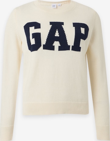 Gap Petite Pullover in Weiß: Vorderseite