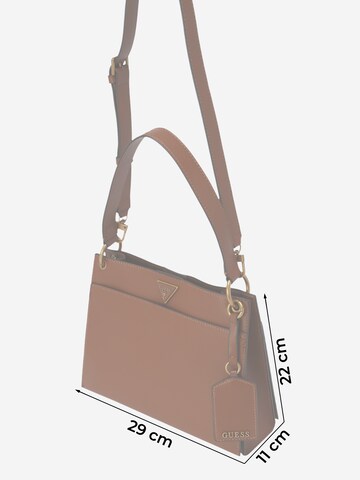 GUESS Shoulder Bag 'BASILEA' in Brown