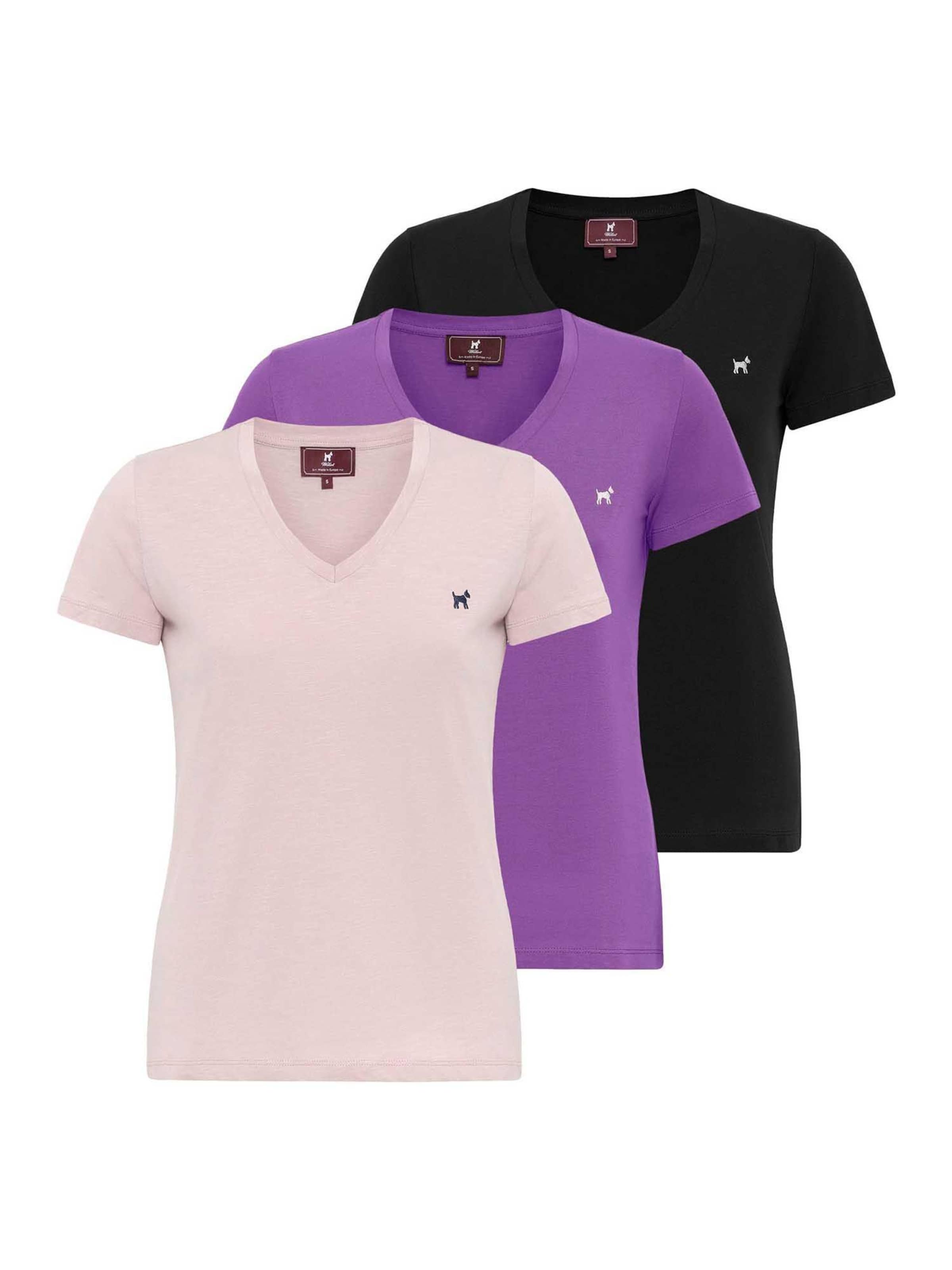 T-shirt Williot en violet : devant