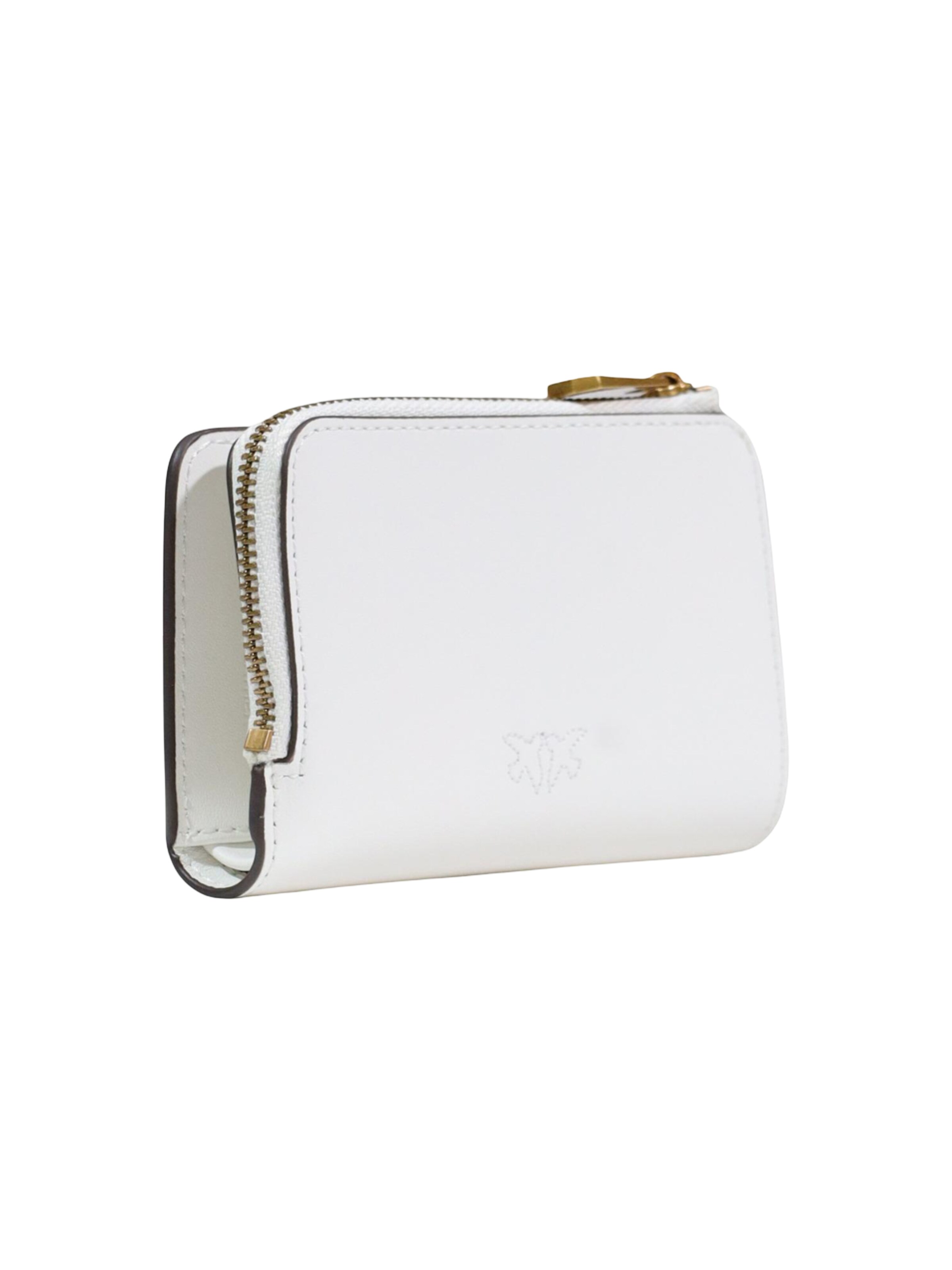 PINKO - Cartera 'MINI WALLET VITELLO SETA 106206 A0F1' en blanco