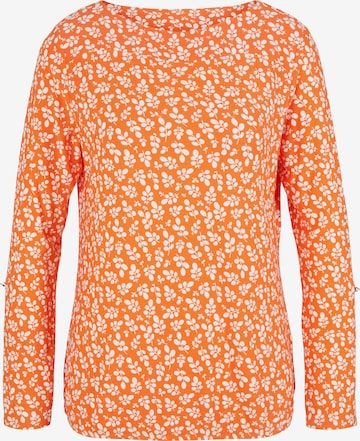 T-shirt TOM TAILOR en orange : devant