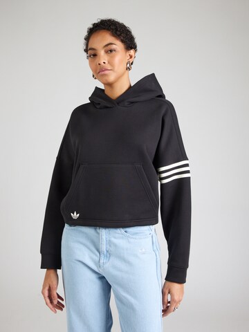 ADIDAS ORIGINALS Sweatshirt 'Neucl' in Black: front
