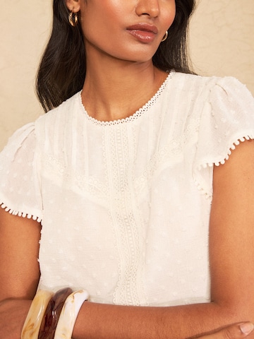 Camicia da donna di love & roses in beige
