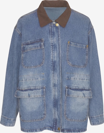 MYMO - Chaqueta de entretiempo en azul: frente