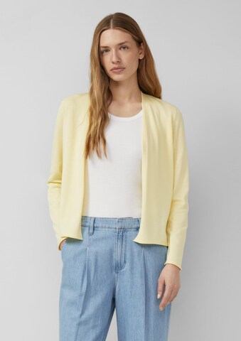 s.Oliver Strickjacke in Gelb: Vorderseite