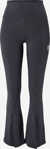 ADIDAS ORIGINALS Flared Leggings in Black: front